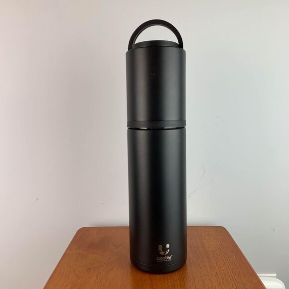 Asobu vacuum insulated Black Vin Blanc Wine Chiller - Picture 7 of 9